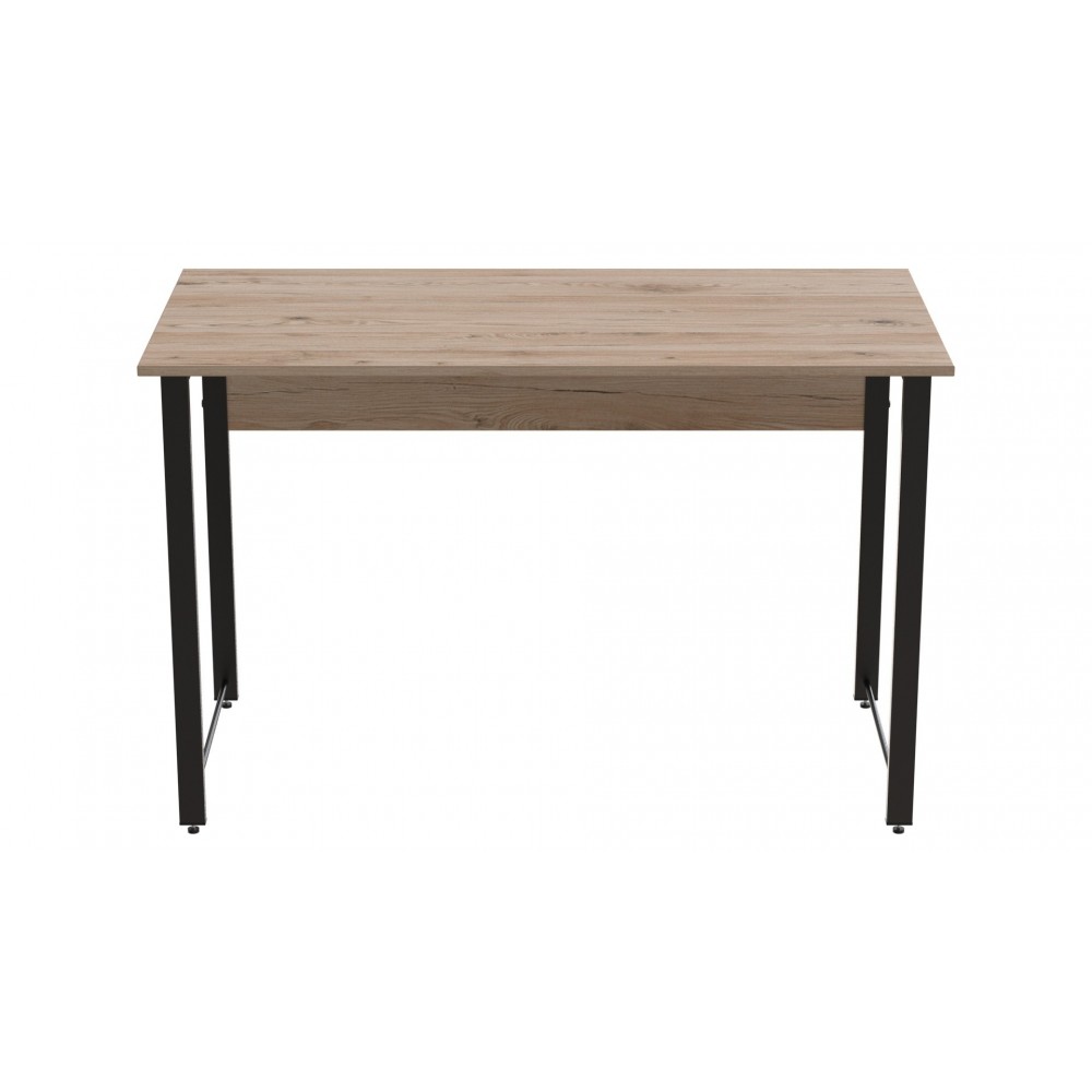 Компьютерный стол Ferrum-decor Курт 75x100x60 черный ДСП Дуб Сан-Марино 32мм (FRD-103912)