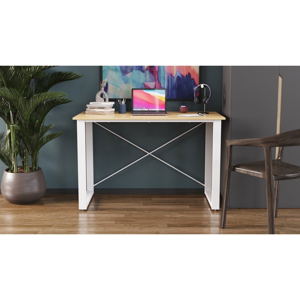 Письменный стол Ferrum-decor Драйв 750x1000x700 Серый металл ДСП Дуб Артизан 16 мм (FRD-103162)