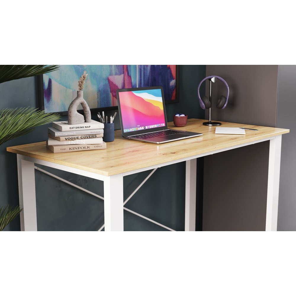 Письменный стол Ferrum-decor Драйв 750x1000x700 Серый металл ДСП Дуб Артизан 16 мм (FRD-103162)