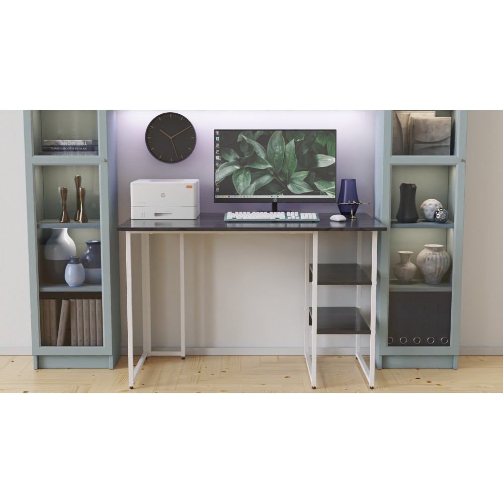Письменный стол Ferrum-decor Гарри 75x120x70 черный ДСП Дуб Сонома 16мм (FRD-103552)