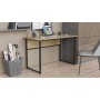 Письменный стол Ferrum-decor Коди 75x120x60 черный ДСП Дуб Сонома 16мм (FRD-103742)