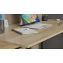 Письменный стол Ferrum-decor Коди 75x120x60 черный ДСП Дуб Сонома 16мм (FRD-103742)