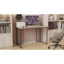 Письменный стол Ferrum-decor Ханна 75x140x70 черный ДСП Дуб Сонома 16мм (FRD-103522)