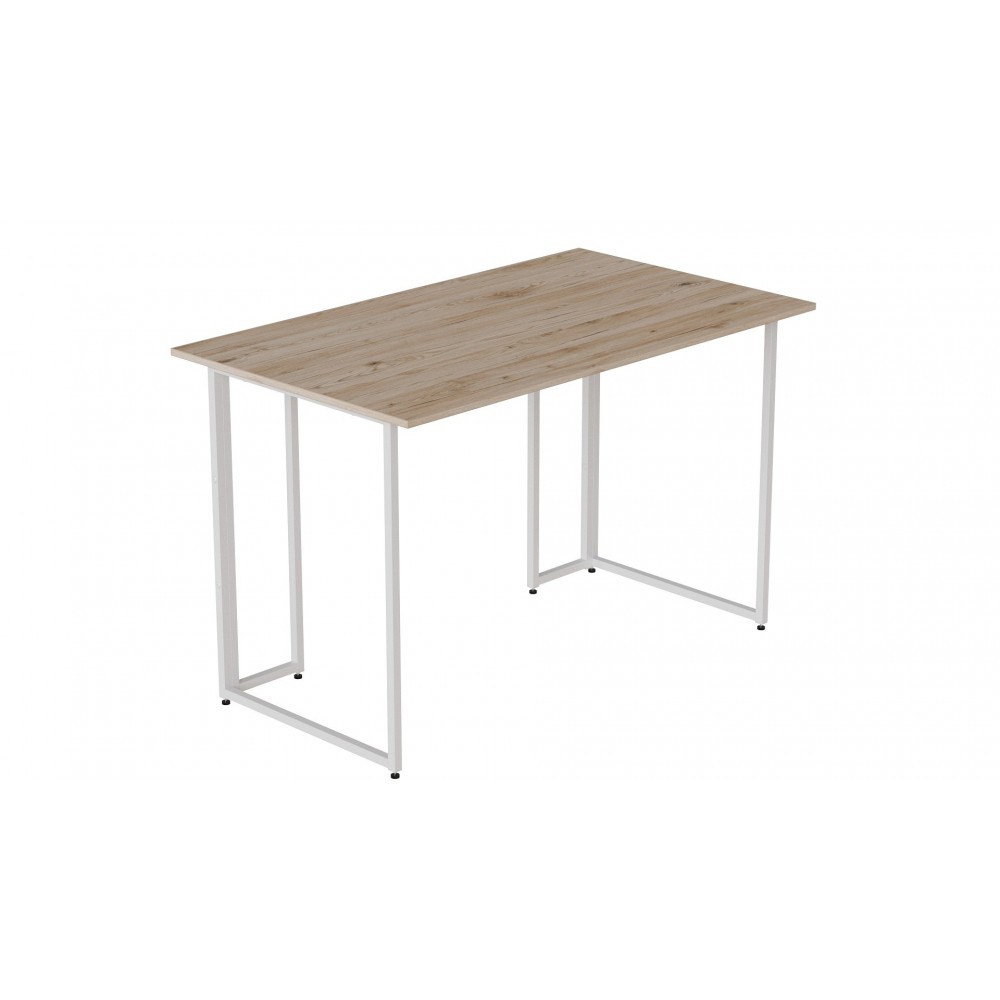 Компьютерный стол Ferrum-decor Ханна 75x120x70 белый ДСП Дуб Сан-Марино 16мм (FRD-104033)