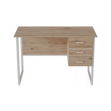 Комп'ютерний стіл Ferrum-decor Гаррі 75x140x70 білий ДСП Дуб Сан-Марино 16мм (FRD-101014)