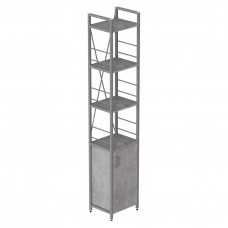 Етажерка 4/34 Ferrum-decor Серії Конект із тумбою 179x34x28 Сірий ДСП Бетон (FRD-104483)