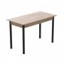 Стол кухонный Ferrum-decor Бенита 75x120x60 Черный ДСП Сан-Марино 16мм (FRD-105643)