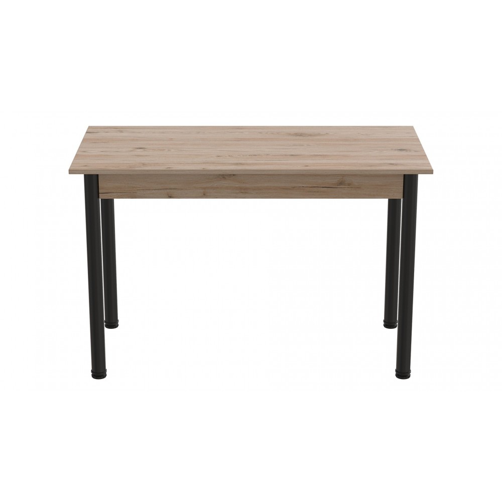 Стол кухонный Ferrum-decor Бенита 75x120x60 Черный ДСП Сан-Марино 16мм (FRD-105643)