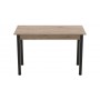 Стол кухонный Ferrum-decor Бенита 75x120x60 Черный ДСП Сан-Марино 16мм (FRD-105643)