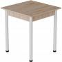 Стіл кухонний Ferrum-decor Агата 75x70x70 Білий ДСП Сан-Марино 16мм (FRD-105633)