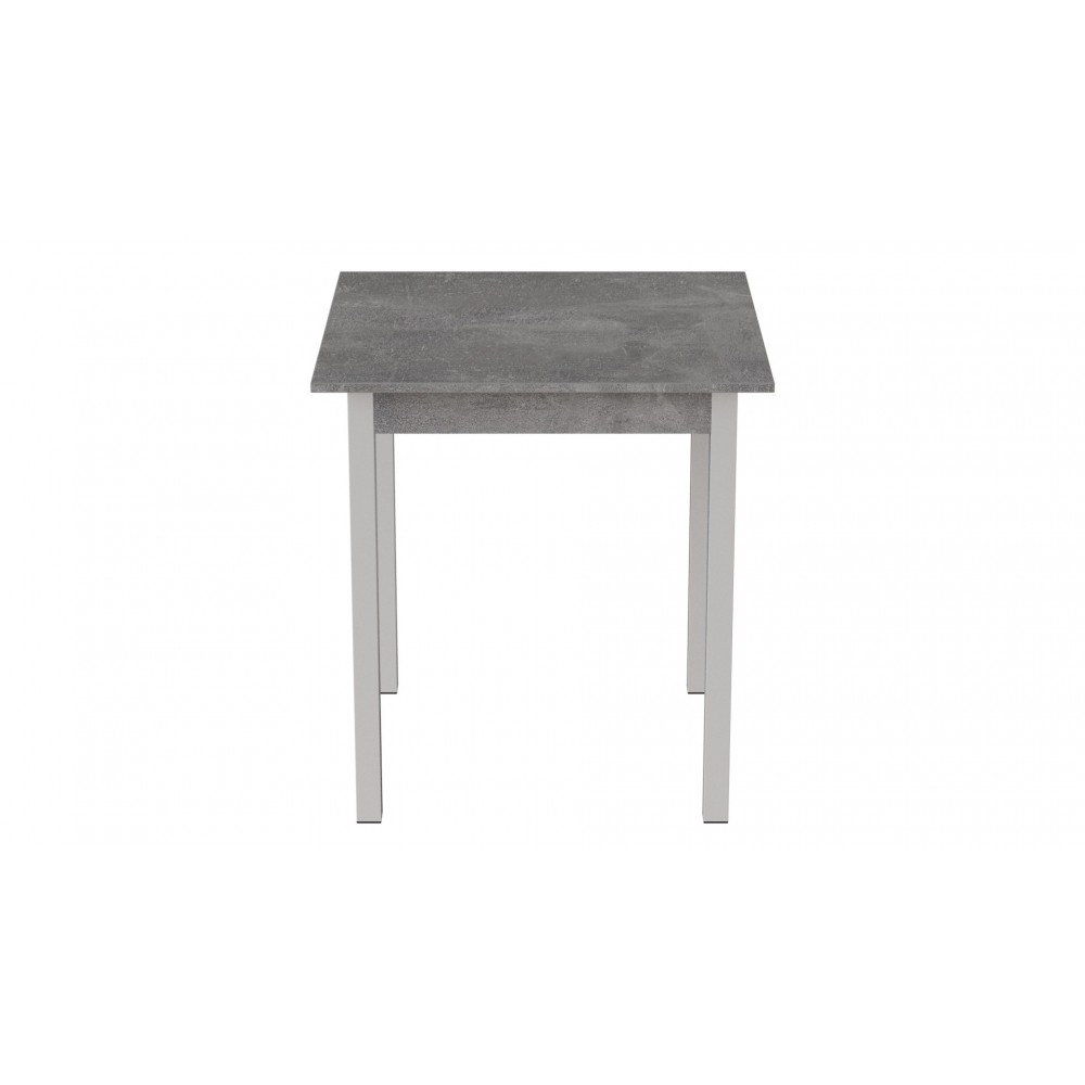 Стол кухонный Ferrum-decor Диего 75x70x70 Белый ДСП Бетон 16мм (FRD-105573)