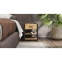 Тумба универсальная Ferrum-decor Вивьен 1/2 50x41x40 черный ДСП Дуб Артизан 16мм (FRD-104123)