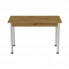 Стол кухонный Ferrum-decor Бенита 75x120x70 Белый ДСП Дуб Артизан 16мм (FRD-105693)