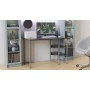 Компьютерный стол Ferrum-decor Гарри 75x120x60 белый ДСП Дуб Сан-Марино 16мм (FRD-104053)