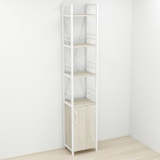 Етажерка 4/34 Ferrum-decor Серії Конект із тумбою 179x34x28 Білий ДСП Сонома (FRD-104473)