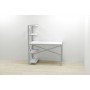 Компьютерный стол Ferrum-decor Джек 75x120x60 Серый ДСП Белое (FRD-104393)