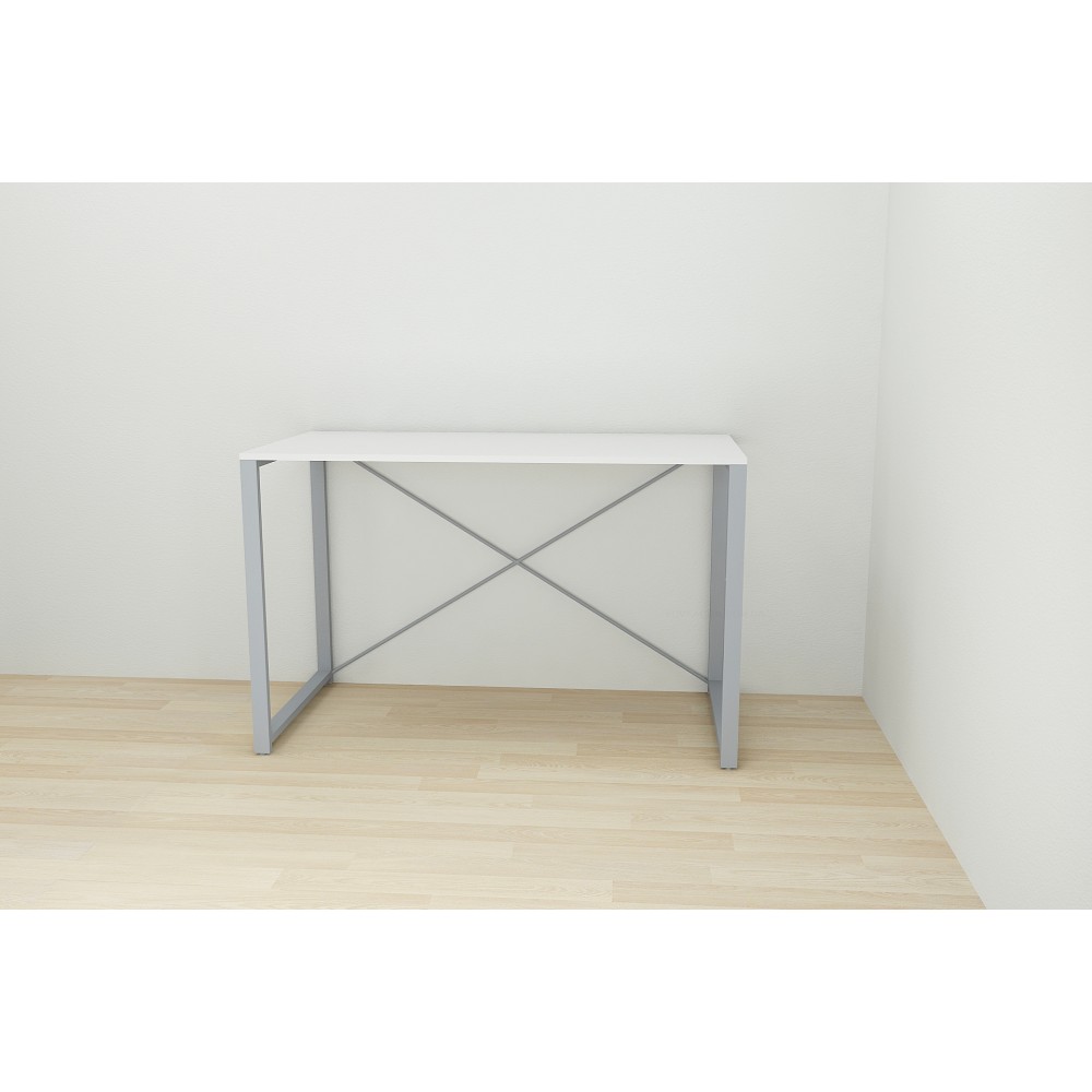Письменный стол Ferrum-decor Серии Конект 75x120x600 серый ДСП Белое 16мм (FRD-104213)