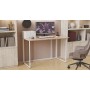Компьютерный стол Ferrum-decor Ханна 75x100x70 белый ДСП Дуб Сан-Марино 16мм (FRD-104023)