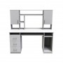 Стол компьютерный Анжело Ferrum-decor 1400x1422x600 ДСП Белое 16 мм (FRD-104704)