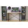 Стол письменный Line Лайт Ferrum-decor 750x1000x600 Черный металл ДСП Дуб Сан-Марино 16 мм (FRD-104844)