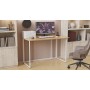 Компьютерный стол Ferrum-decor Ханна 75x140x60 белый ДСП Дуб Артизан 16мм (FRD-106224)