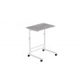 Стол приставной Ferrum-decor Амиго 62x60x40 металл Белый ДСП Бетон 16мм (FRD-102539)