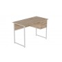Компьютерный стол Ferrum-decor Дакота 75x120x70 белый ДСП Дуб Сан-Марино 16мм (FRD-102119)