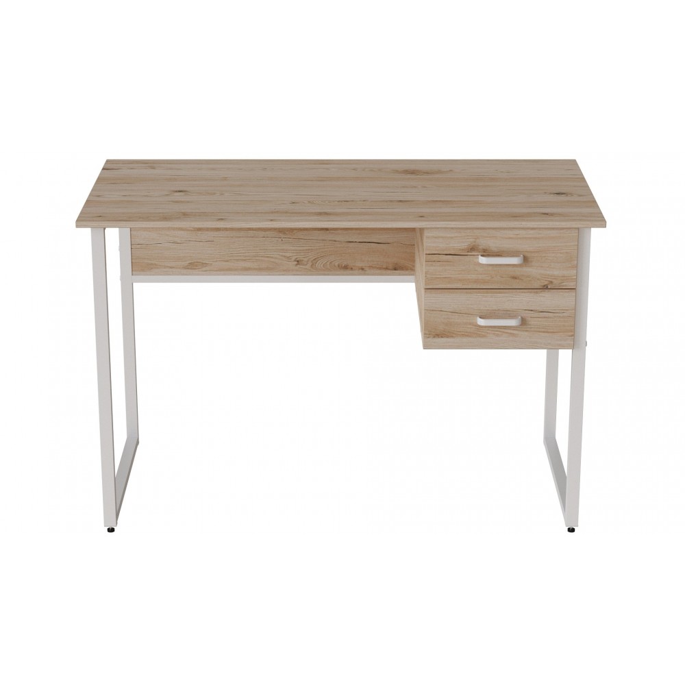 Компьютерный стол Ferrum-decor Дакота 75x120x70 белый ДСП Дуб Сан-Марино 16мм (FRD-102119)