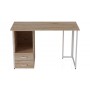Компьютерный стол Ferrum-decor Отто 75x140x60 белый ДСП Дуб Сан-Марино 32мм (FRD-101039)