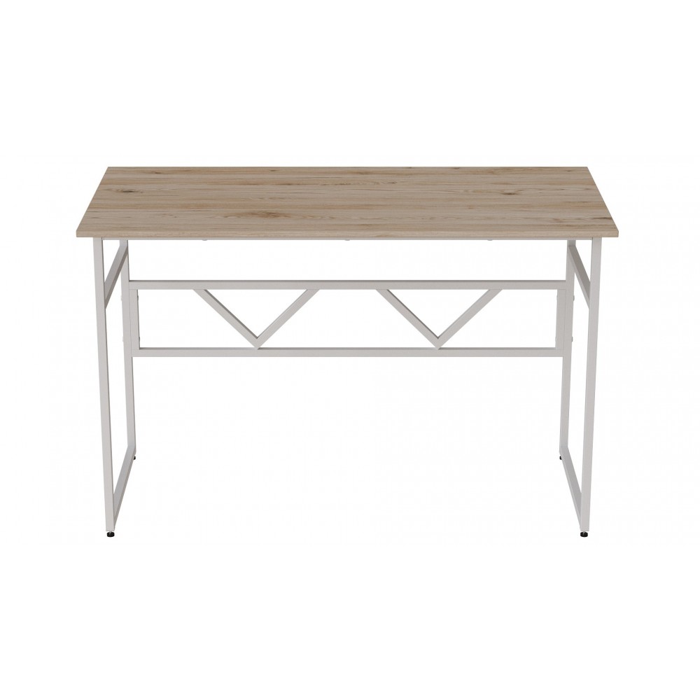 Компьютерный стол Ferrum-decor Раян 75x100x60 белый ДСП Дуб Сан-Марино 32мм (FRD-101129)