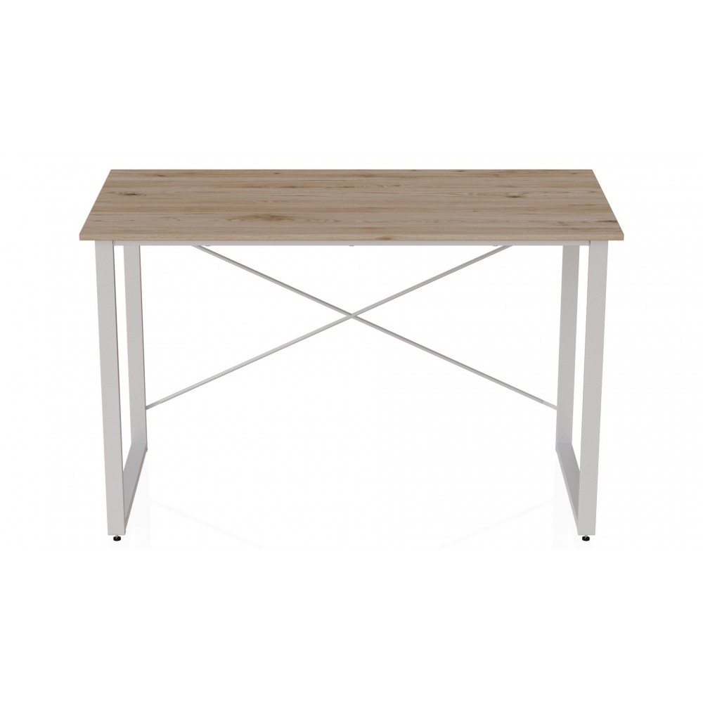 Компьютерный стол Ferrum-decor Дейв 75x140x60 белый ДСП Дуб Сан-Марино 16мм (FRD-102159)