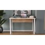 Компьютерный стол Ferrum-decor Курт 75x140x70 белый ДСП Дуб Сан-Марино 16мм (FRD-102249)