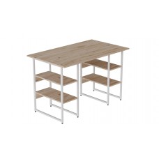 Компьютерный стол Ferrum-decor Карэн 75x120x60 белый ДСП Дуб Сан-Марино 16мм (FRD-102259)