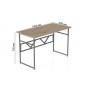 Компьютерный стол Ferrum-decor Раян 75x140x60 серый ДСП Дуб Сан-Марино 32мм (FRD-101619)