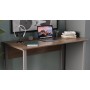 Компьютерный стол Ferrum-decor Раян 75x100x60 серый ДСП Дуб Сан-Марино 32мм (FRD-101599)