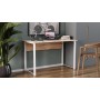 Компьютерный стол Ferrum-decor Курт 75x140x70 белый ДСП Дуб Сан-Марино 16мм (FRD-102249)