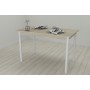 Стол кухонный Ferrum-decor Бенита 75x120x70 Белый ДСП Сонома 16мм (FRD-106276)