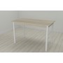 Стол кухонный Ferrum-decor Бенита 75x120x70 Белый ДСП Сонома 16мм (FRD-106276)