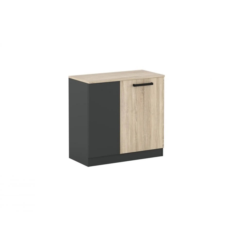 Тумба офісна Гербор Офіс Нью KOM2D/78 Антрацит + Дуб сонома (GRB-1378)