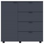 Комод в гостиную Doros Гелар GС1 100х40х81,2 см Графит (DRS-011288)