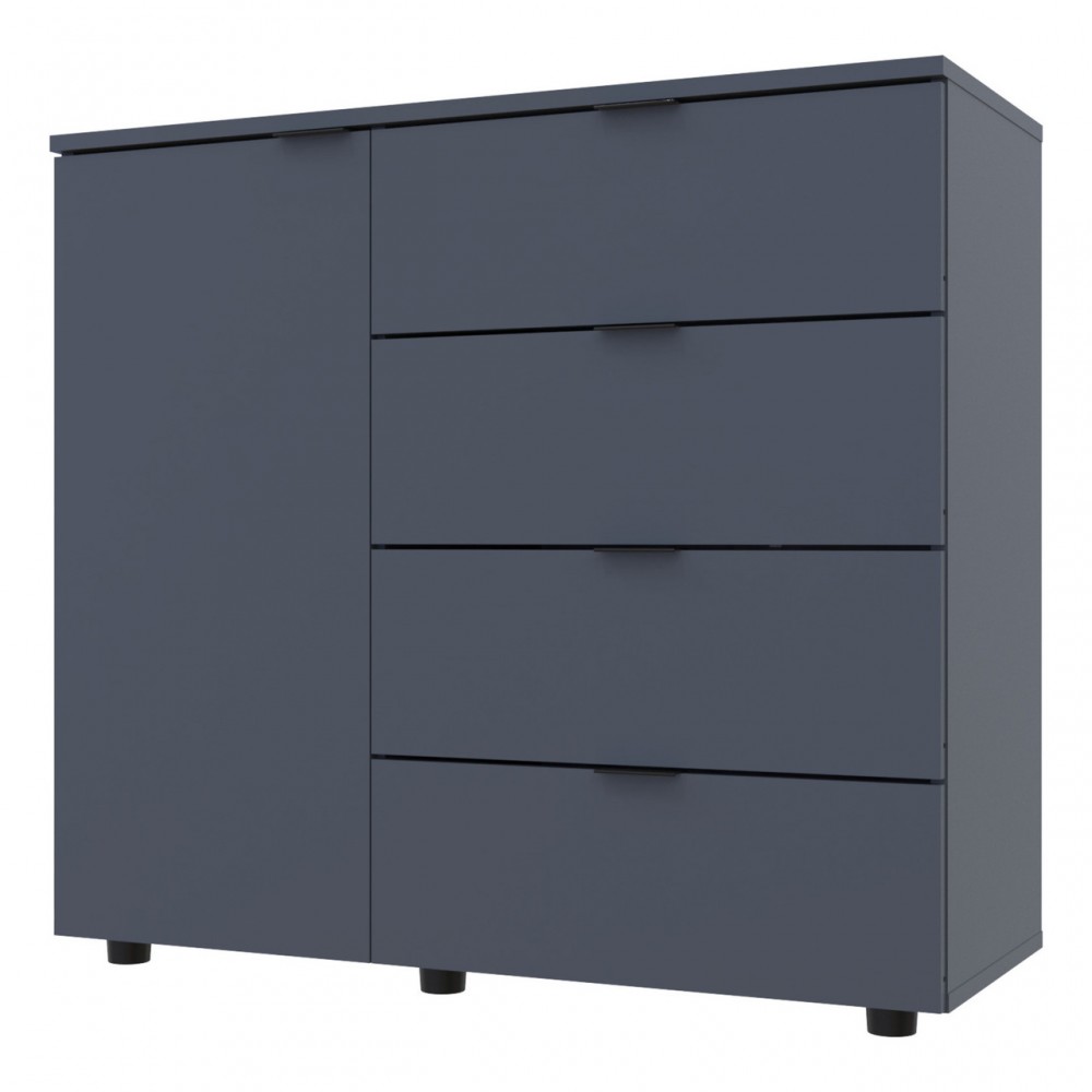 Комод в гостиную Doros Гелар GС1 100х40х81,2 см Графит (DRS-011288)