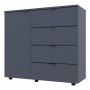 Комод в гостиную Doros Гелар GС1 100х40х81,2 см Графит (DRS-011288)