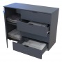 Комод в гостиную Doros Гелар GС1 100х40х81,2 см Графит (DRS-011288)