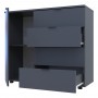 Комод в гостиную Doros Гелар GС1 100х40х81,2 см Графит (DRS-011288)