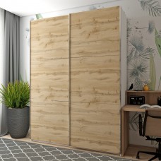 Шкаф-купе двухдверный Doros G-Caiser 180х60х240 см Белый/Дуб евок (DRS-011007)