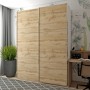 Шкаф-купе двухдверный Doros G-Caiser 180х60х240 см Белый/Дуб евок (DRS-011007)
