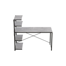 Компьютерный стол Ferrum-decor Джек 75x120x70 Черный ДСП Бетон (FRD-105319)