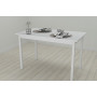 Стол кухонный Ferrum-decor Марио 75x120x80 Белый ДСП Белое 16мм (FRD-106199)