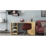 Стол-тумба трансформер Смарт 1/2 Ferrum-decor 750x1450x600 ДСП Дуб Артизан 16 мм (FRD-105079)