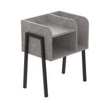 Тумба модульна Ferrum-decor Амелі 540x450x320 метал Чорний ДСП Бетон 16 мм (FRD-103010)